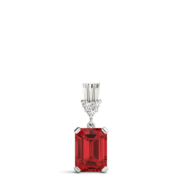 Emerald Gemstone Pendant · 0.06 ct tw