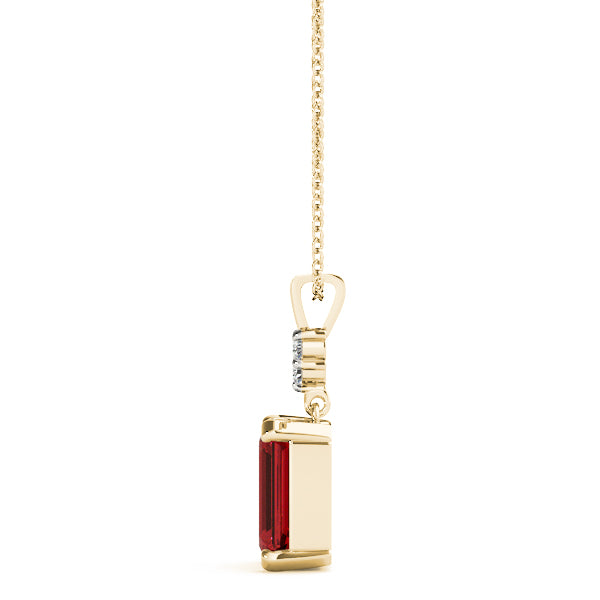 Emerald Gemstone Pendant · 0.06 ct tw