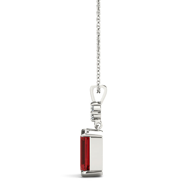 Emerald Gemstone Pendant · 0.03 ct tw
