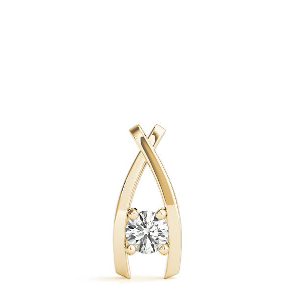 Round Diamond Solitaire Pendant · 0.33 ct tw