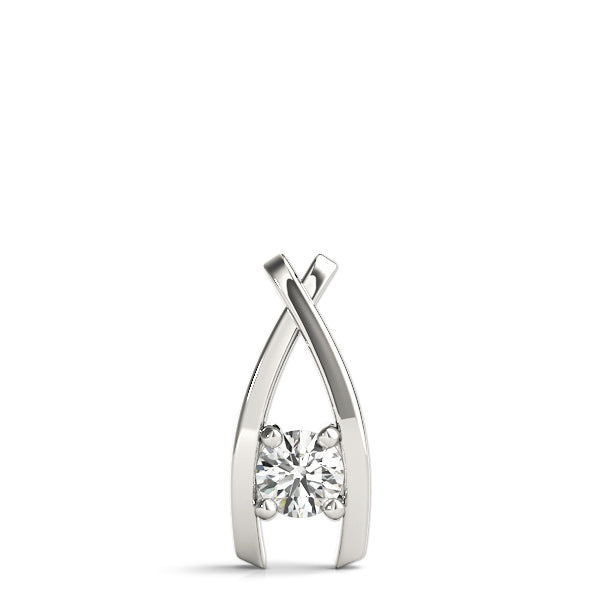 Round Diamond Solitaire Pendant · 0.25 ct tw