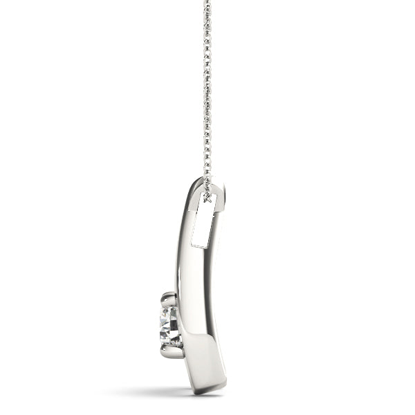 Round Diamond Solitaire Pendant · 0.25 ct tw
