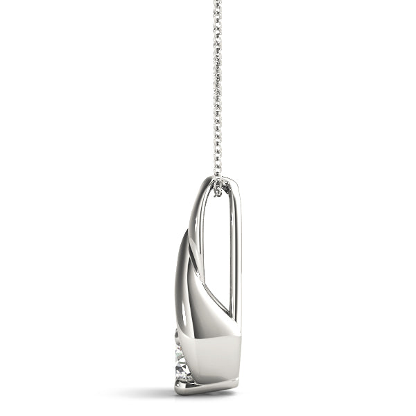 Round Diamond Solitaire Pendant · 0.25 ct tw