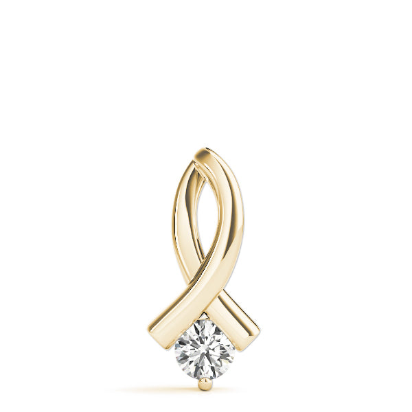 Round Diamond Solitaire Pendant · 0.35 ct tw