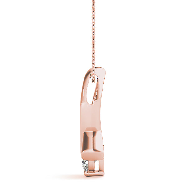Round Diamond Solitaire Pendant · 0.35 ct tw