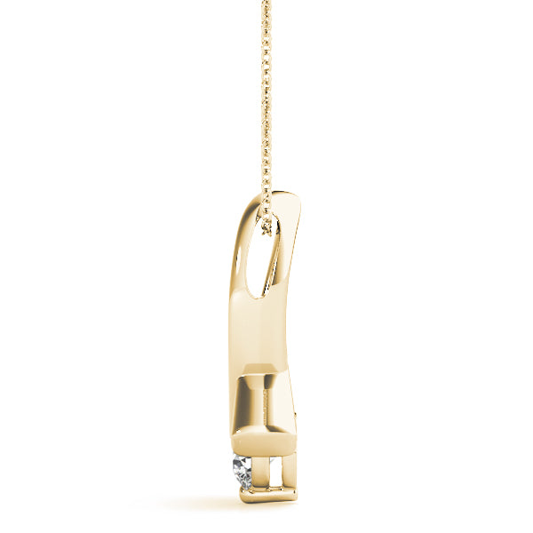 Round Diamond Solitaire Pendant · 0.25 ct tw