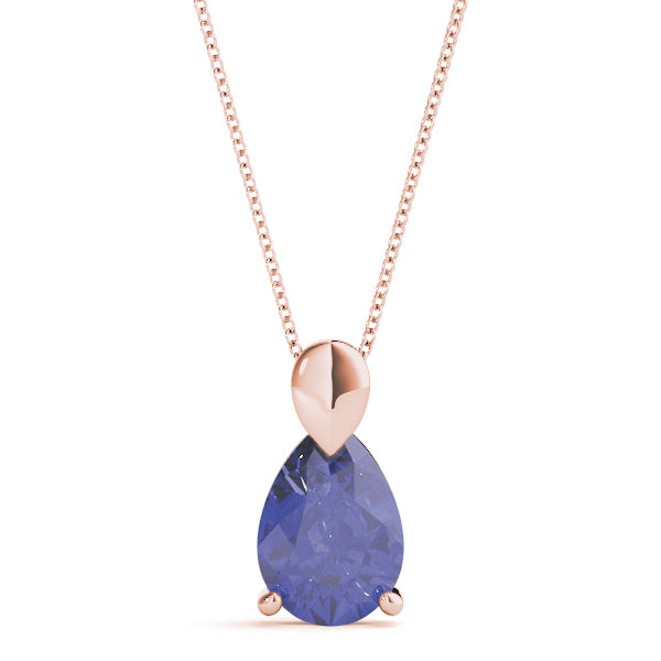 Pear Gemstone Pendant