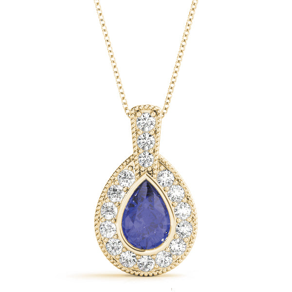 Pear Gemstone Pendant · 0.78 ct tw