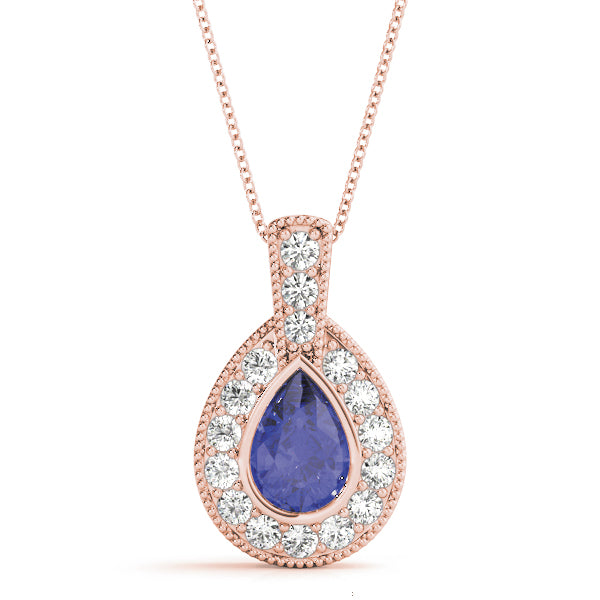 Pear Gemstone Pendant · 0.85 ct tw
