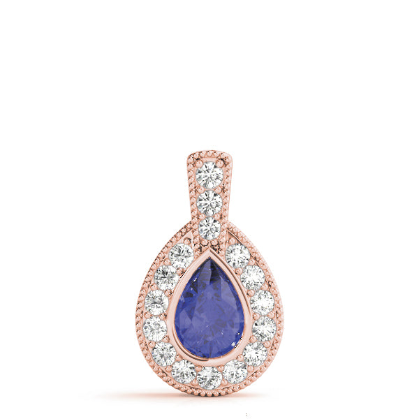 Pear Gemstone Pendant · 0.78 ct tw