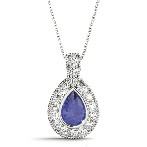 Pear Gemstone Pendant · 0.85 ct tw