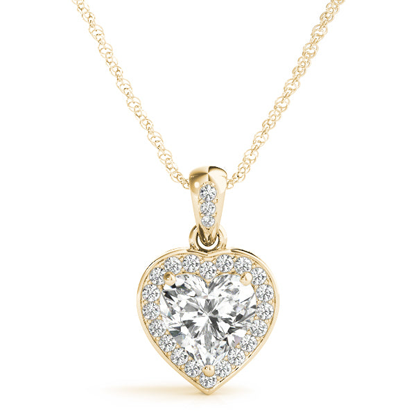 Heart Gemstone Pendant · 0.12 ct tw