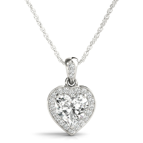 Heart Gemstone Pendant · 0.12 ct tw