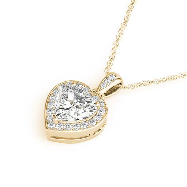 Heart Gemstone Pendant · 0.12 ct tw