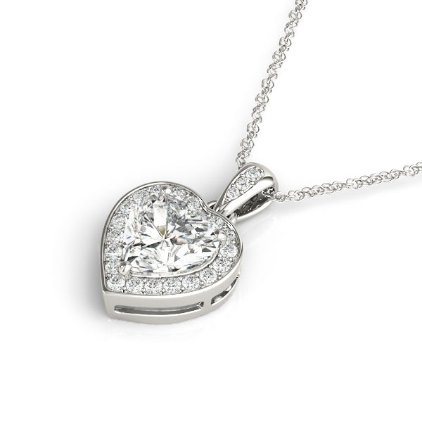 Heart Gemstone Pendant · 0.12 ct tw