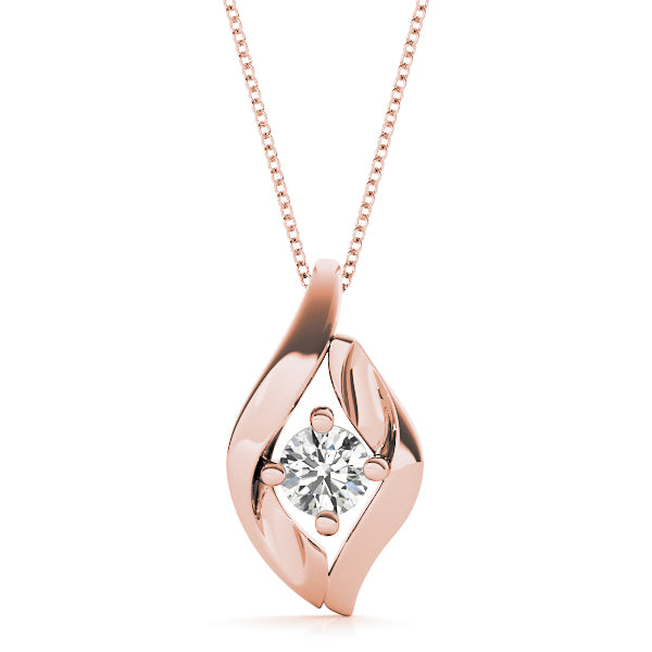 Round Diamond Solitaire Pendant · 0.25 ct tw