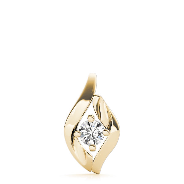 Round Diamond Solitaire Pendant · 0.33 ct tw