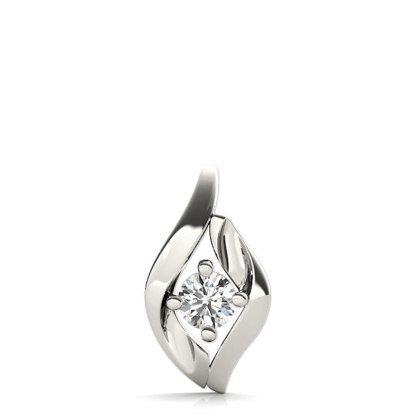 Round Diamond Solitaire Pendant · 0.33 ct tw