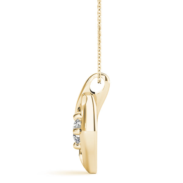 Round Diamond Solitaire Pendant · 0.25 ct tw