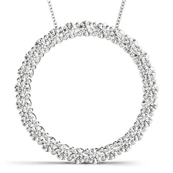 Circle Diamond Pendant · 1.52 ct tw