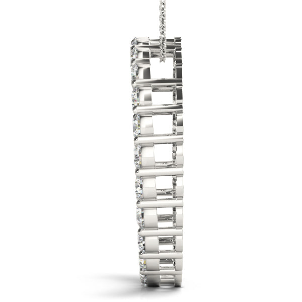 Circle Diamond Pendant · 2.00 ct tw