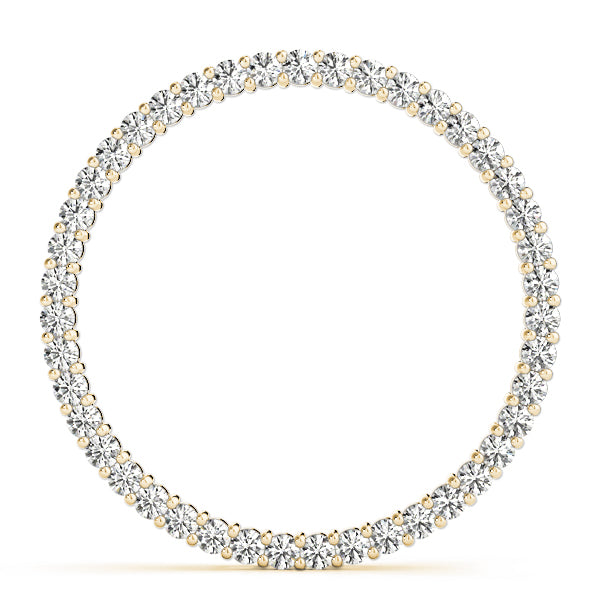 Circle Diamond Pendant · 0.99 ct tw