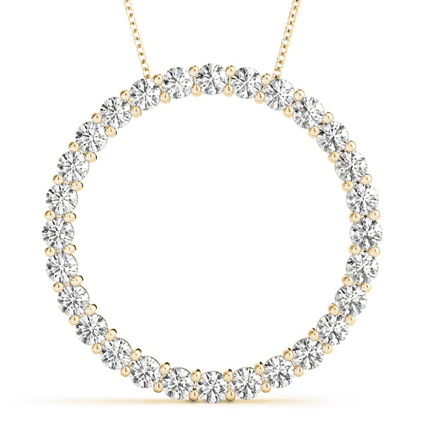 Circle Diamond Pendant · 1.26 ct tw