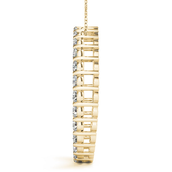Circle Diamond Pendant · 1.26 ct tw
