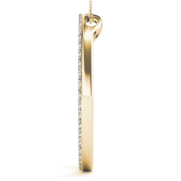 Circle Diamond Pendant · 1.22 ct tw