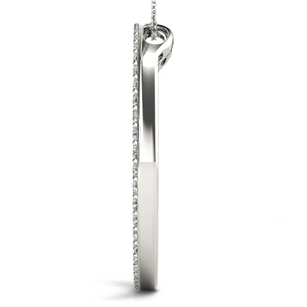 Circle Diamond Pendant · 0.98 ct tw