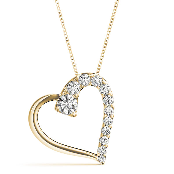 Heart Diamond Pendant · 0.99 ct tw