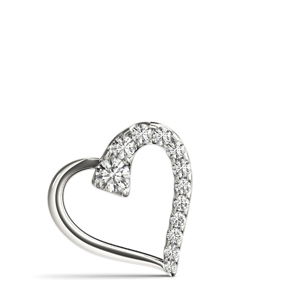 Heart Diamond Pendant · 0.99 ct tw