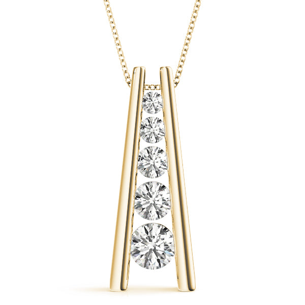 Journey Diamond Pendant · 1.01 ct tw