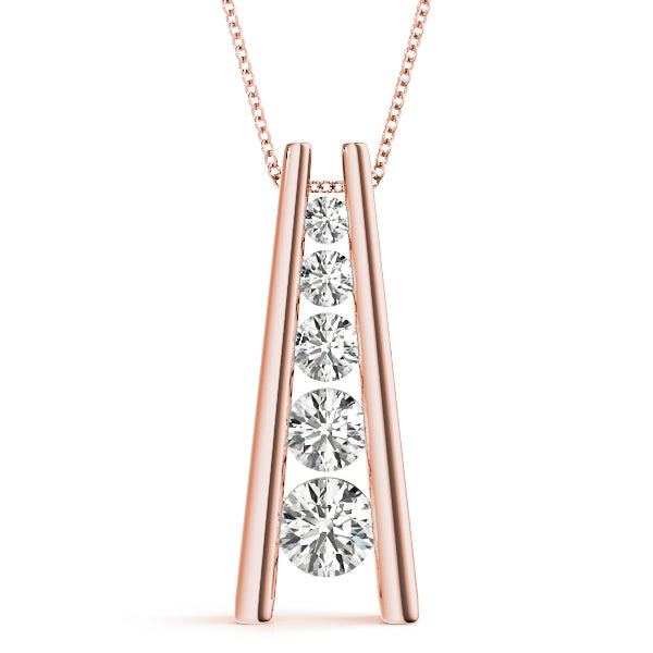 Journey Diamond Pendant · 0.75 ct tw