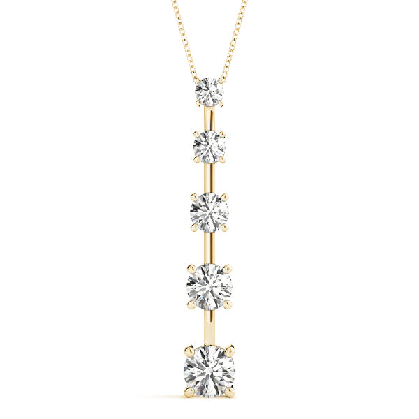 Journey Diamond Pendant · 1.00 ct tw