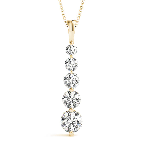 Journey Diamond Pendant · 1.00 ct tw
