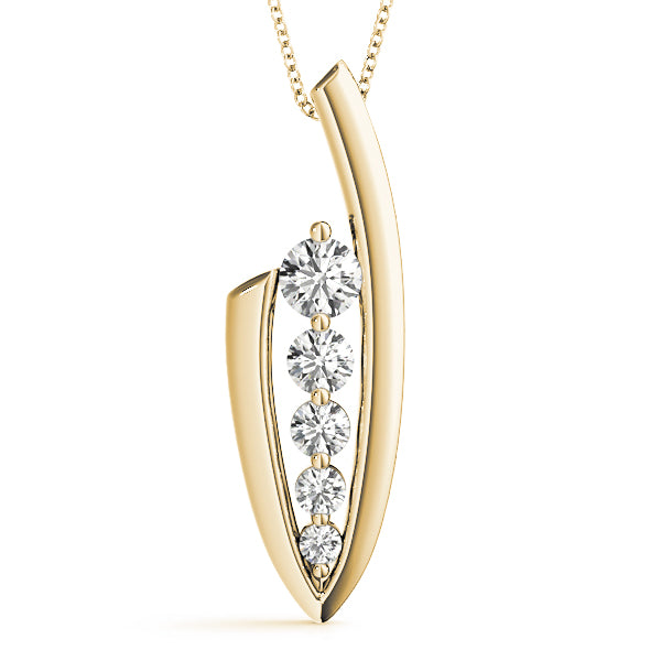 Journey Diamond Pendant · 1.00 ct tw