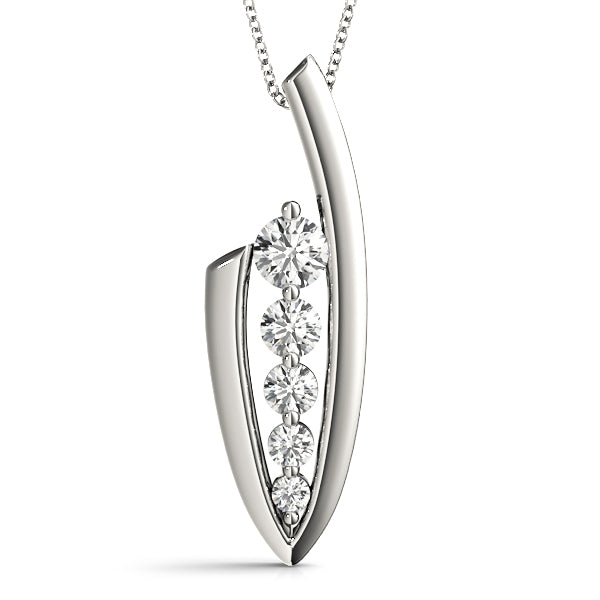 Journey Diamond Pendant · 0.50 ct tw