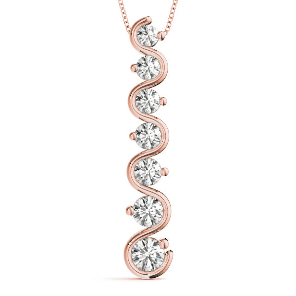 Journey Diamond Pendant · 0.51 ct tw