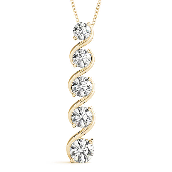 Journey Diamond Pendant · 0.89 ct tw