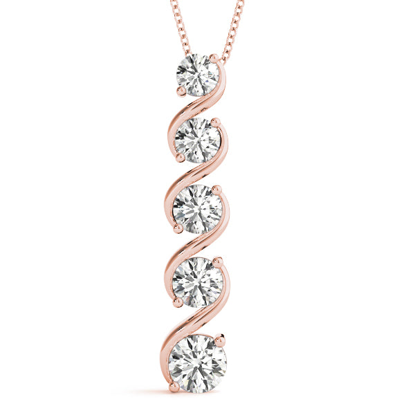 Journey Diamond Pendant · 0.89 ct tw
