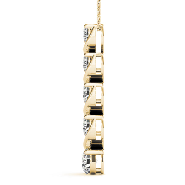 Journey Diamond Pendant · 0.89 ct tw