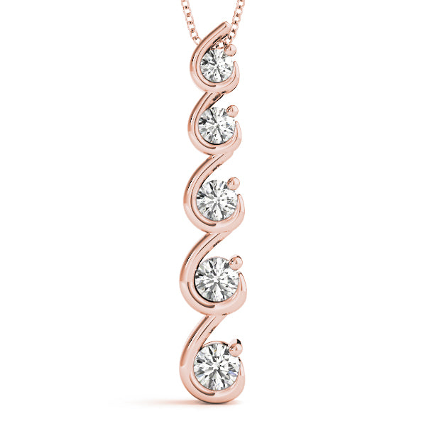 Journey Diamond Pendant · 0.49 ct tw