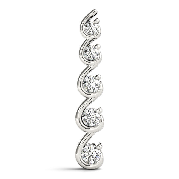 Journey Diamond Pendant · 0.99 ct tw