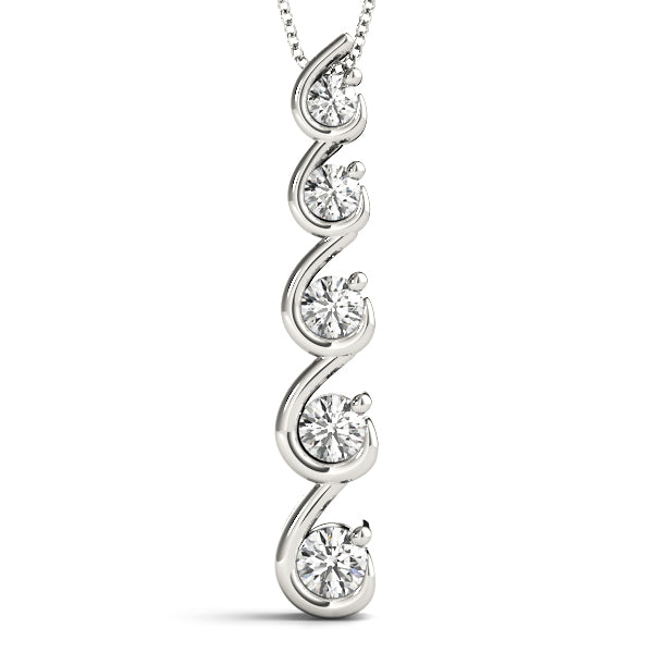 Journey Diamond Pendant · 1.49 ct tw