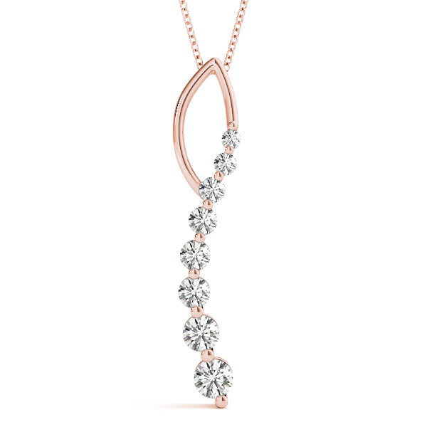 Journey Diamond Pendant · 0.98 ct tw