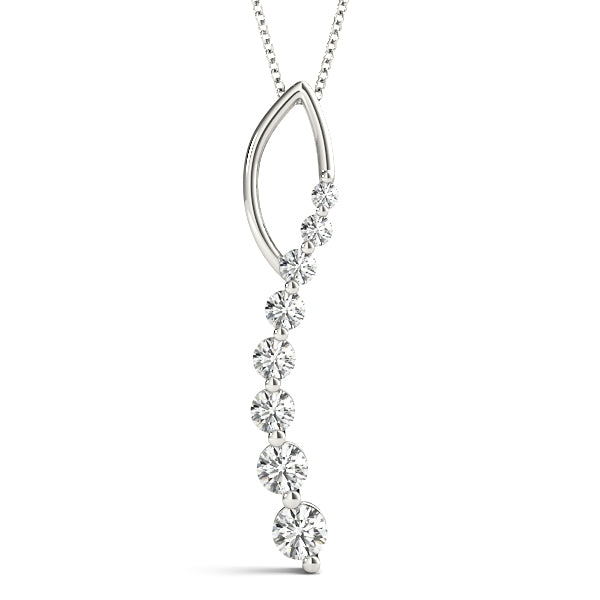 Journey Diamond Pendant · 0.98 ct tw