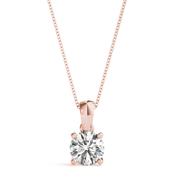 Round Diamond Solitaire Pendant · 1.50 ct tw