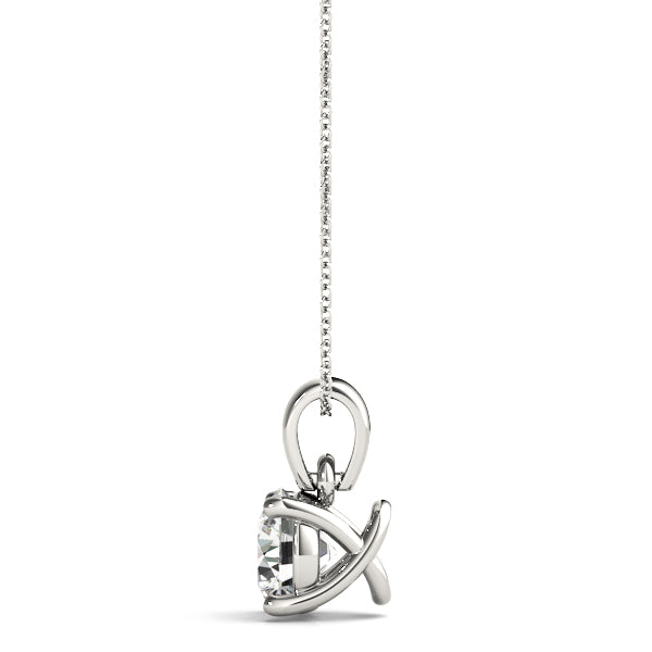 Round Diamond Solitaire Pendant · 0.25 ct tw