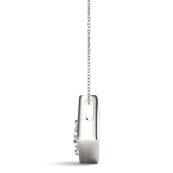 Round Diamond Solitaire Pendant · 0.50 ct tw
